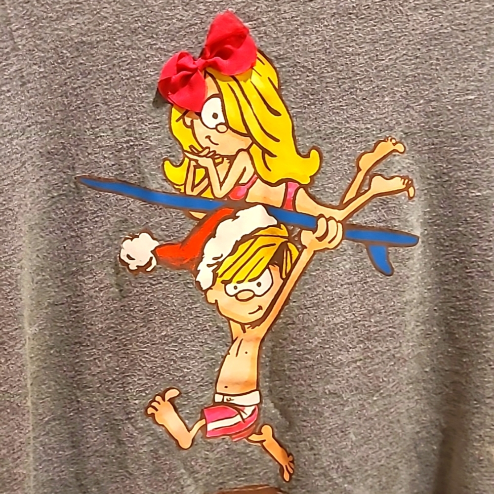 Hollister Christmas Surfer Tee